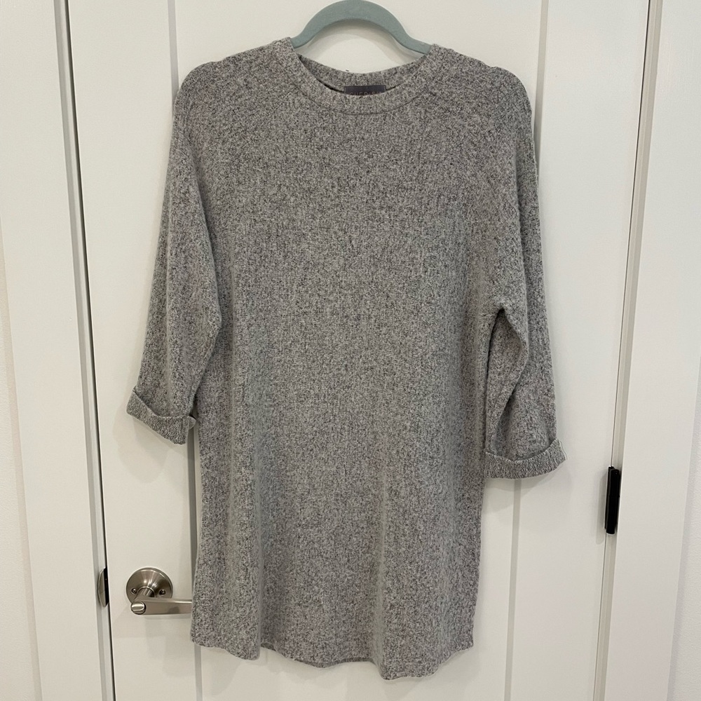 Cherish Grey Sweater Dress